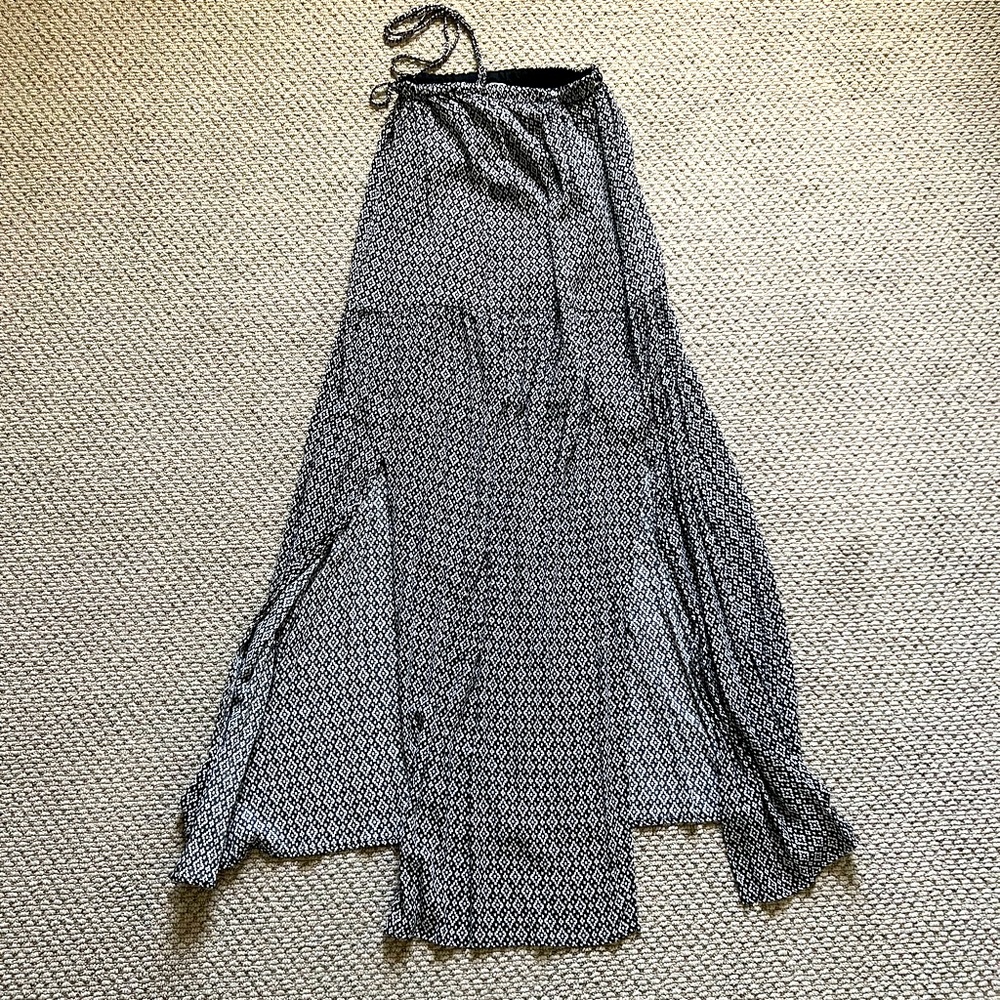 Free People Strapless Black Maxi